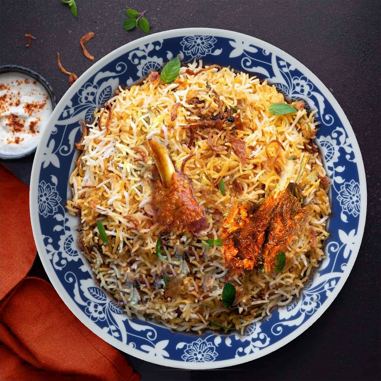 Hyderabadi Nizami Mutton Dum Biryani