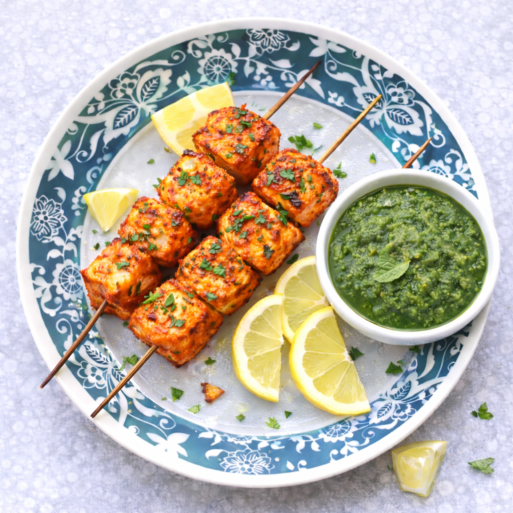 Paneer Peri Peri Kebab